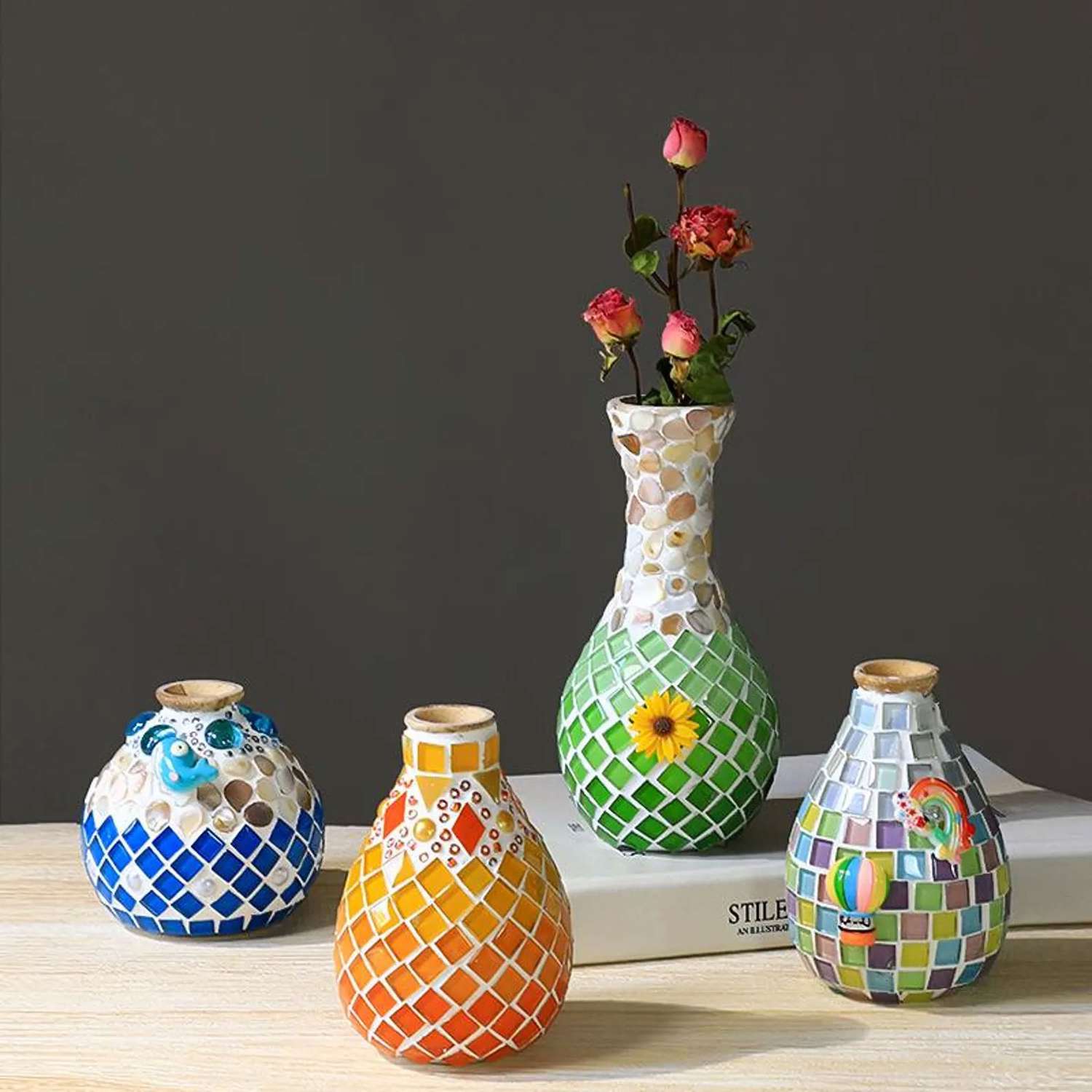 DIY Mosaic Vase Kit
