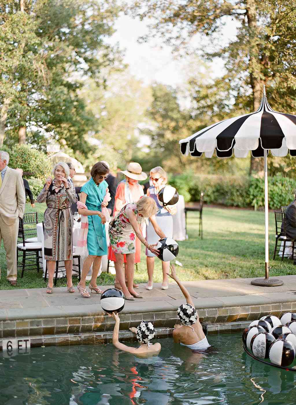beach ball escort cards
