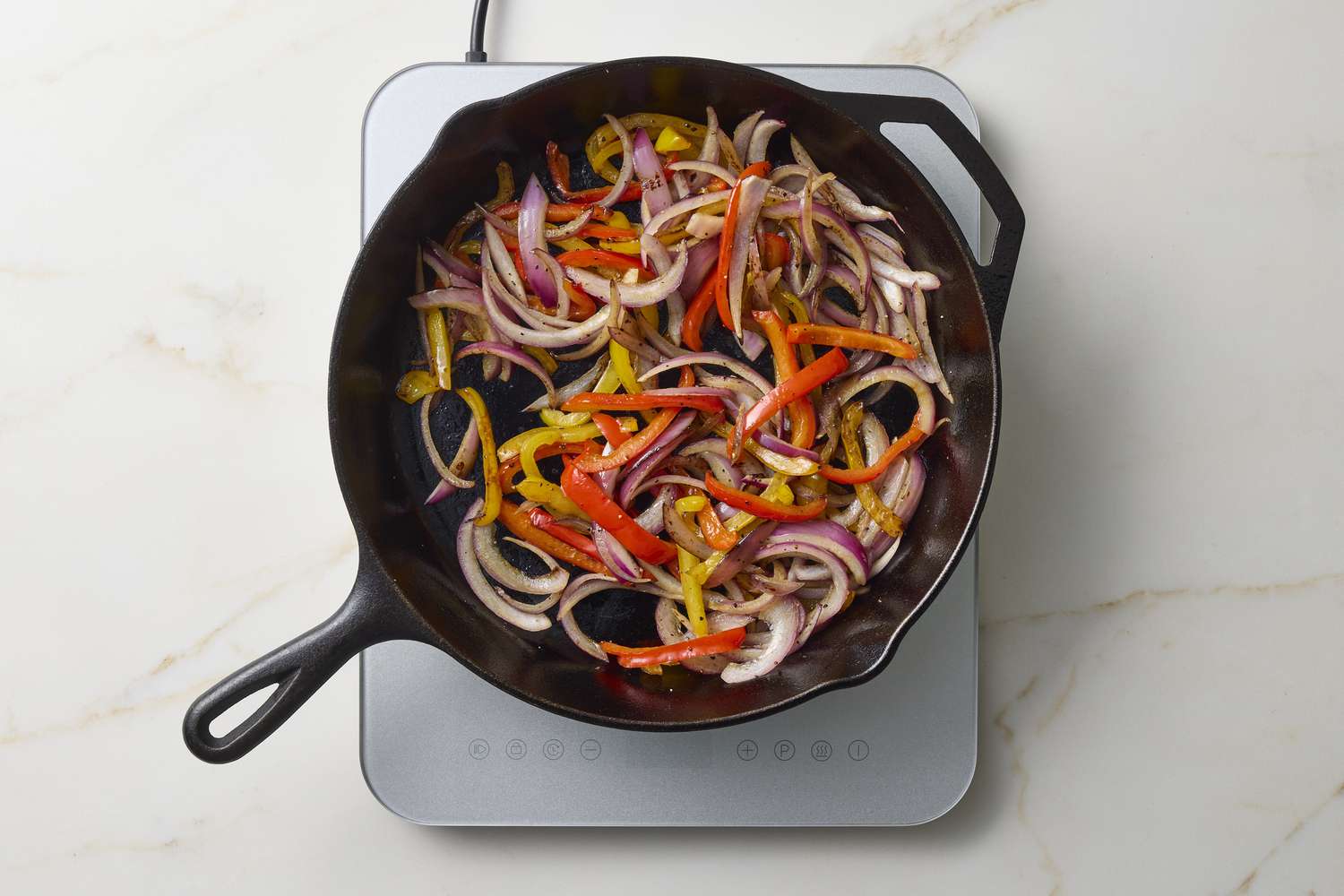 Steak pizza with Peppers and Onion