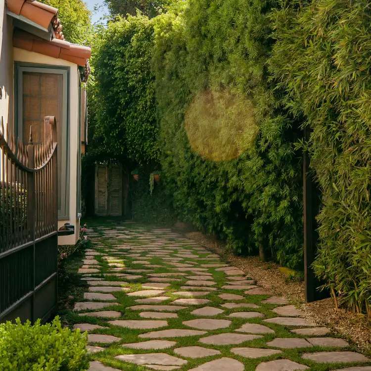 garden pathway shade garden idea