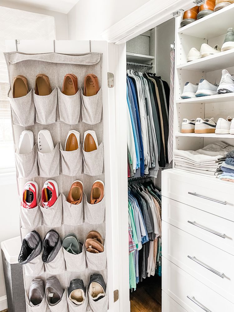 over-the-door shoe storage