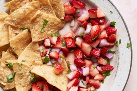 Strawberry Salsa and nacho chips