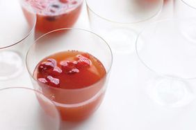 Apple Cider, Cranberry, and Ginger Punch