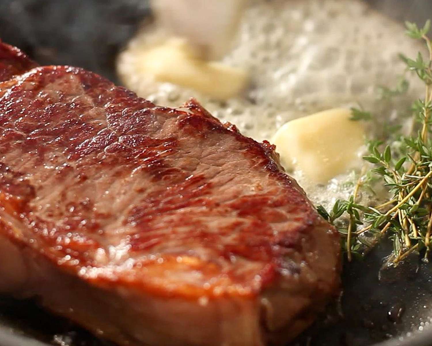 Steak Sous Vide with butter