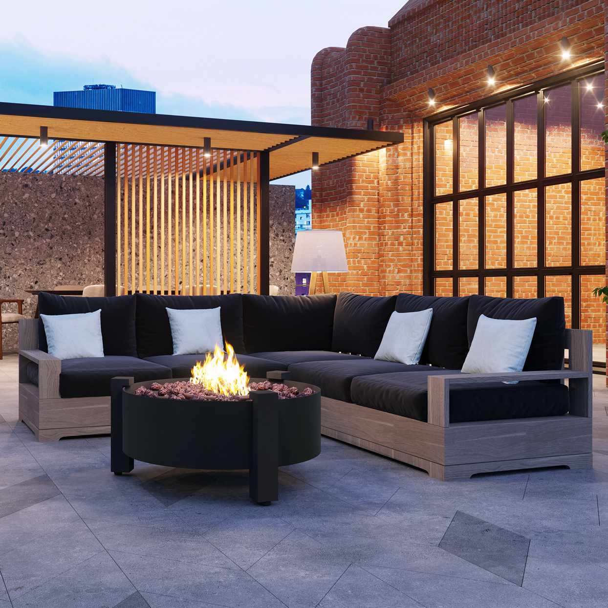 decorvow perry street round fire pit