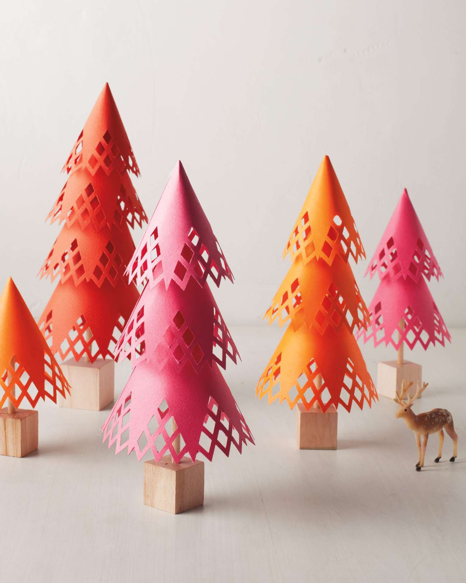 paper Christmas trees