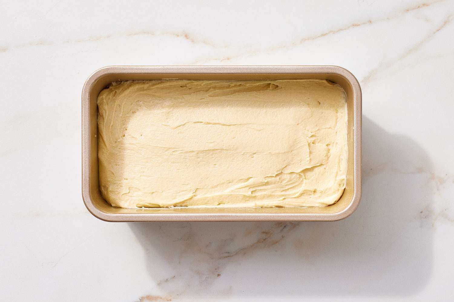 Vanilla Pound cake ready to bake