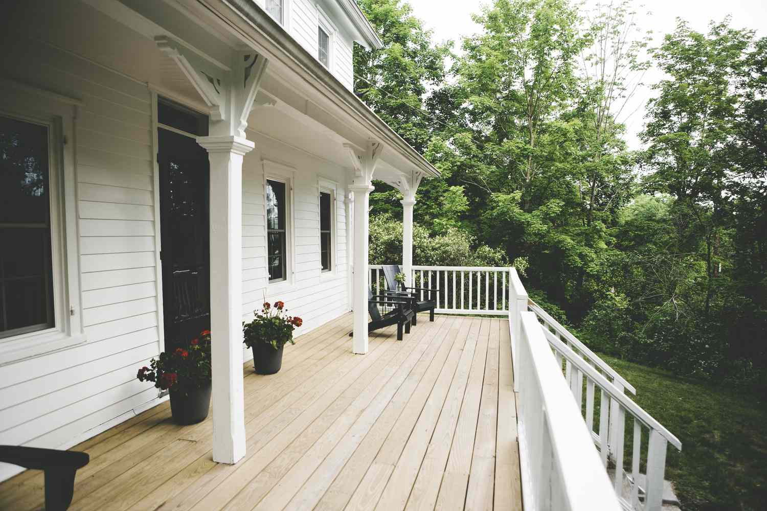 white front porch 