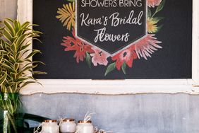 kara bridal shower signage