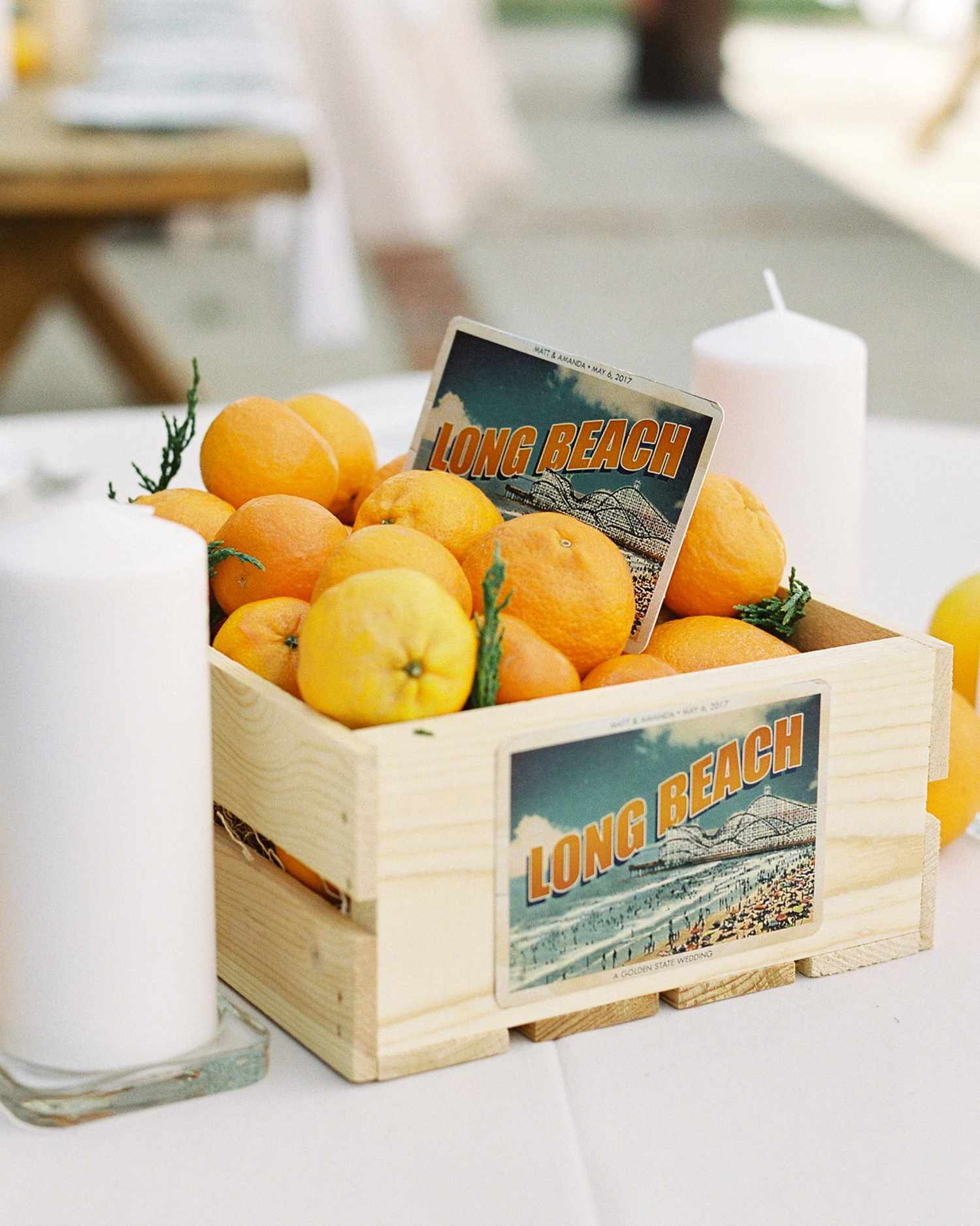 oranges centerpiece