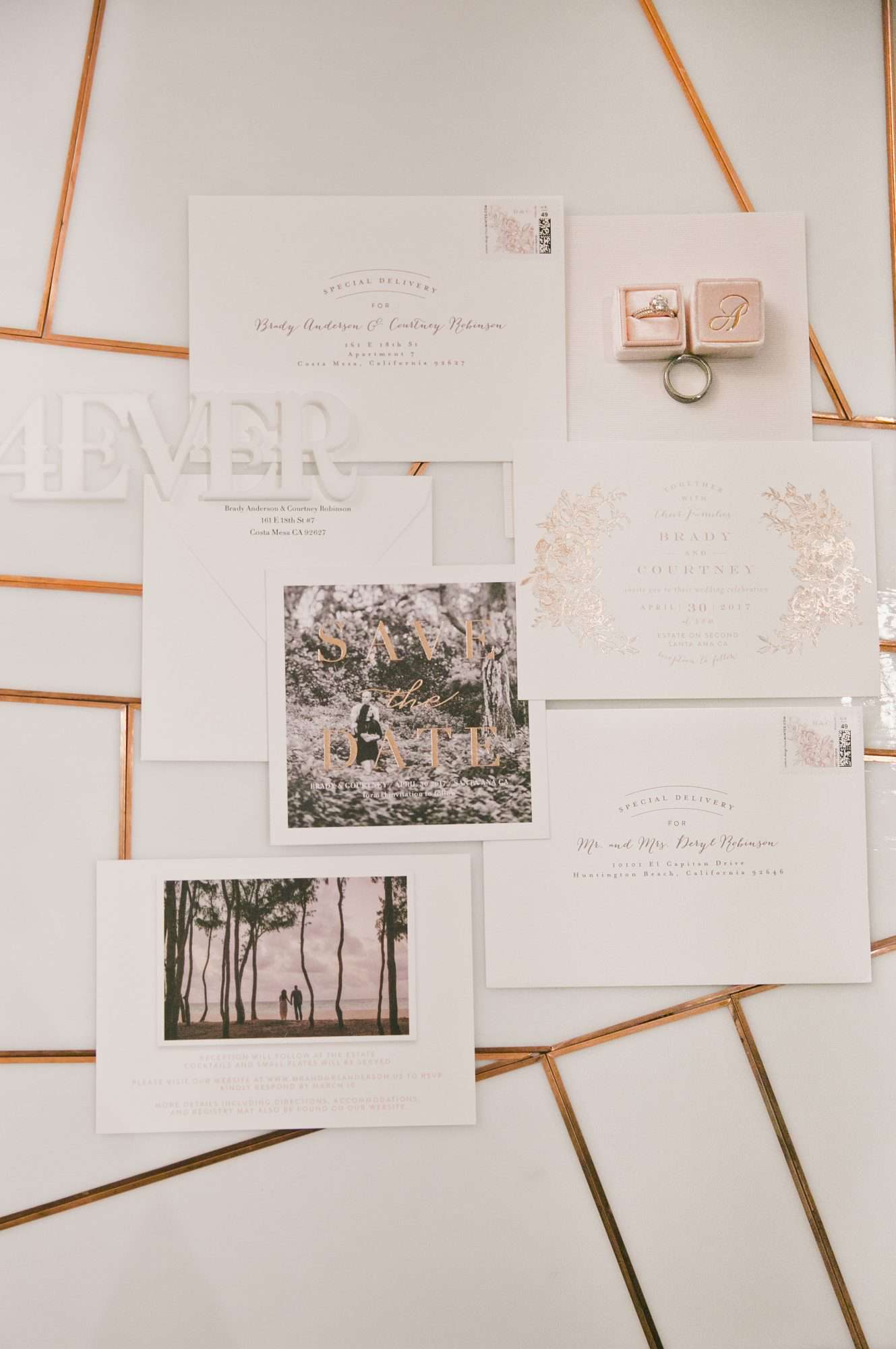 photograph wedding invitation