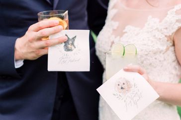 pet inspired cocktail napkins