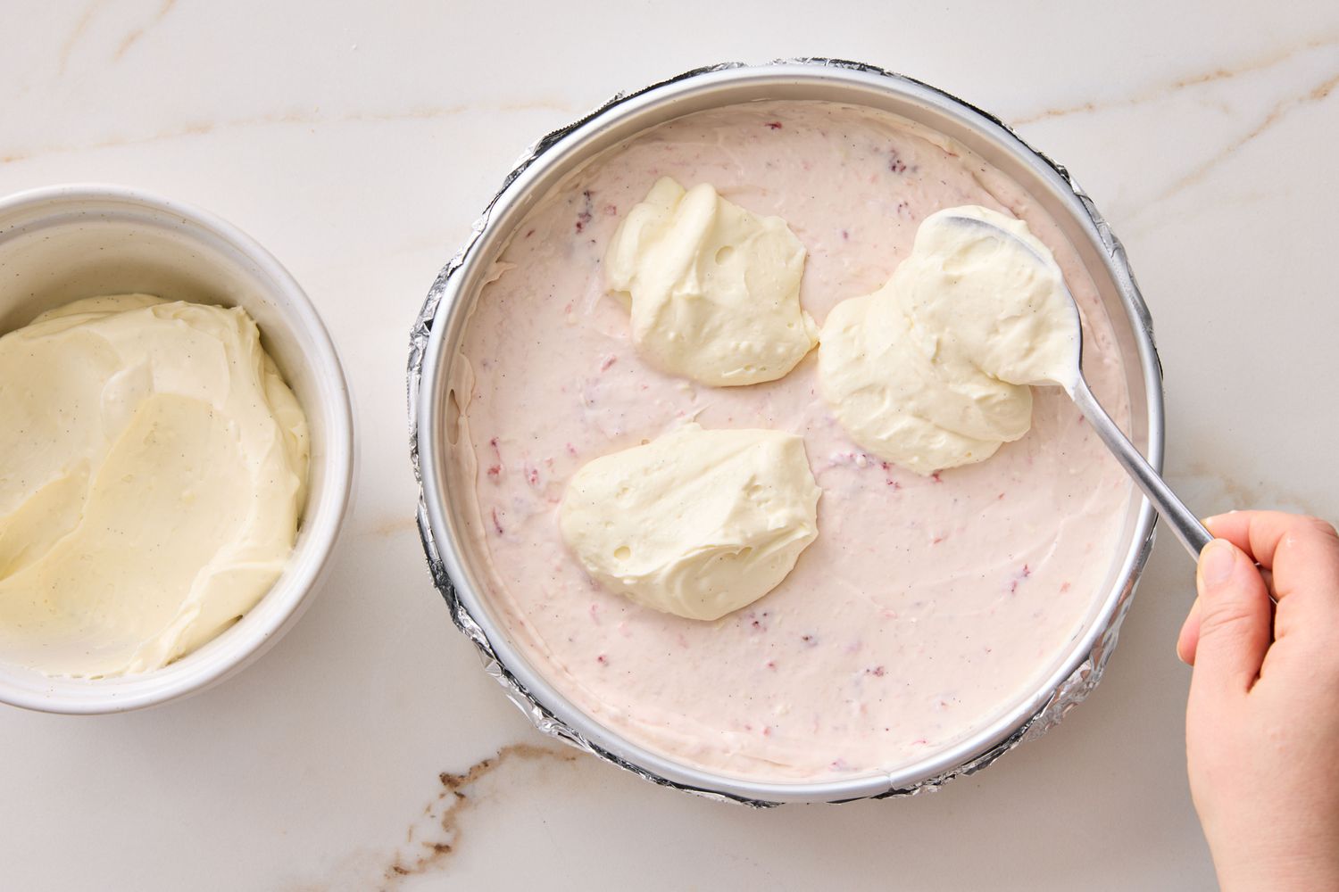 Strawberry and Cream Cheesecake