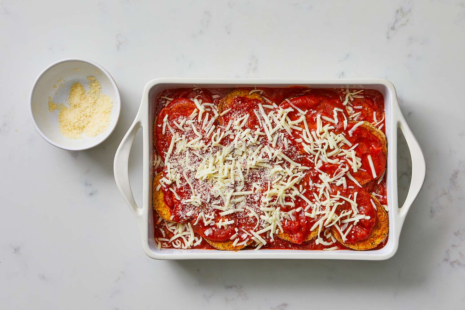 Step 8 Baked Eggplant Parmesan