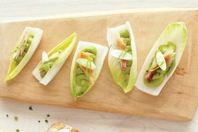 endive avocado mousse smoked trout