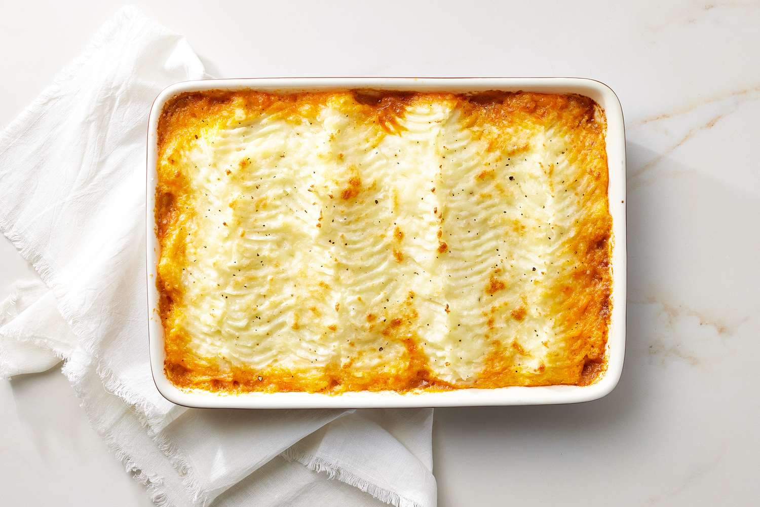 Cheddar-Topped Shepherds Pie