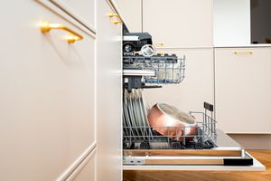 Open dishwasher