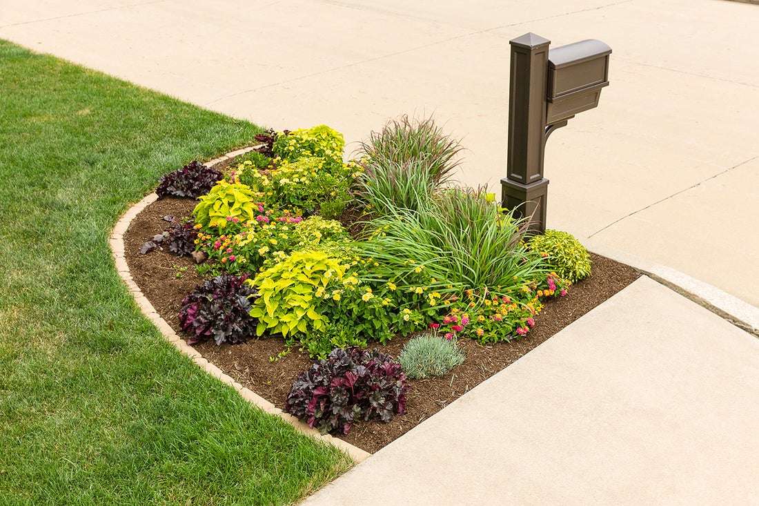 Mailbox Garden with border