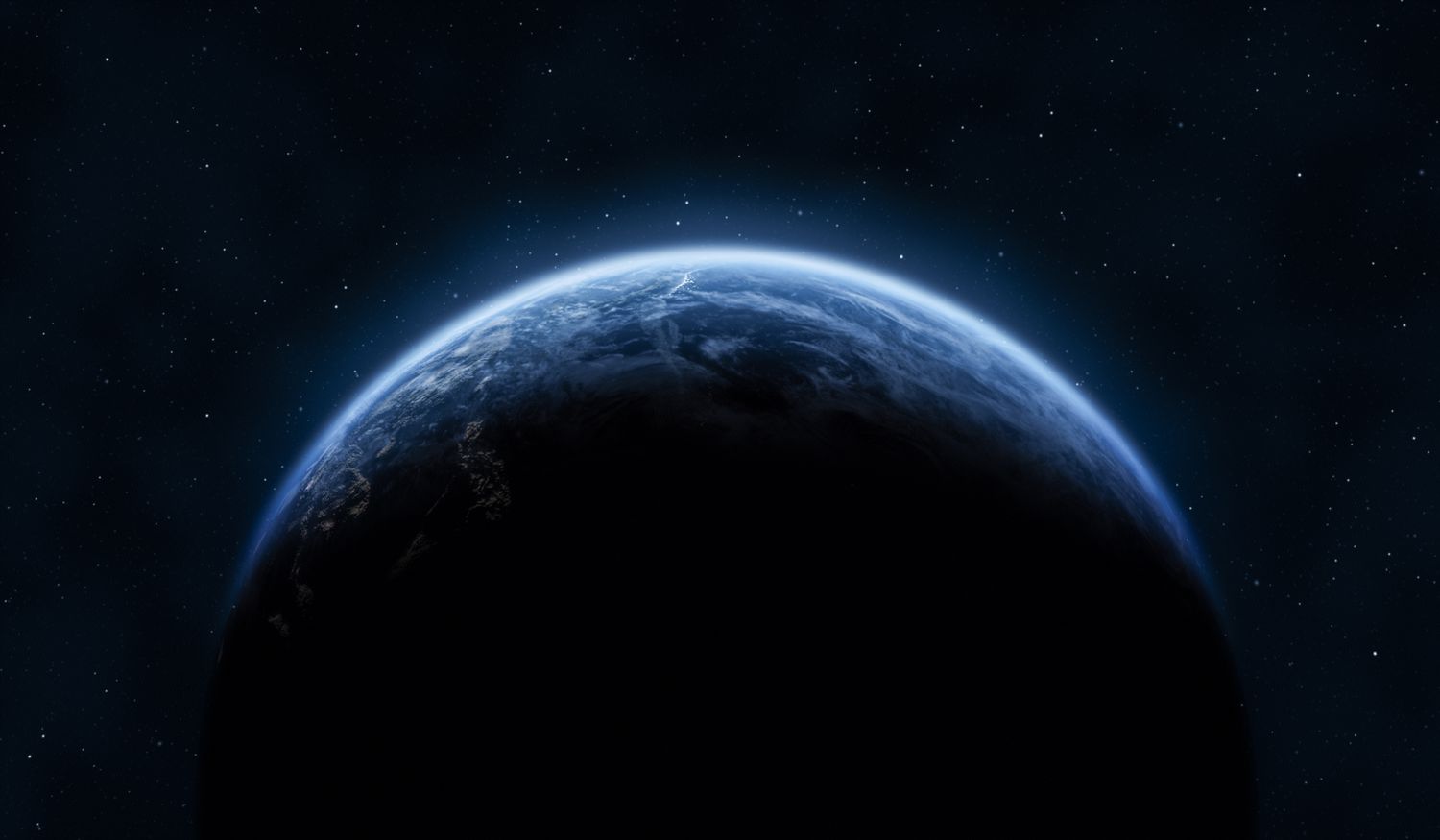 Rendering of a planet 