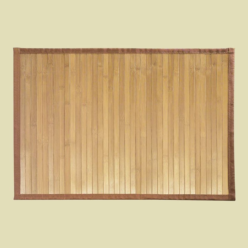 Best Water-Resistant: iDesign Bamboo Floor Mat