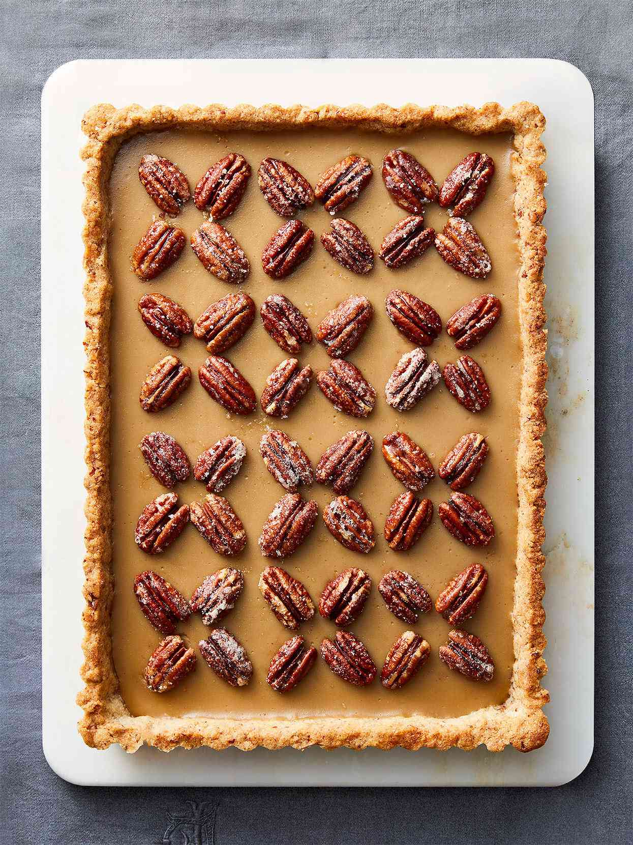 butterscotch pie with pecan shortbread crust