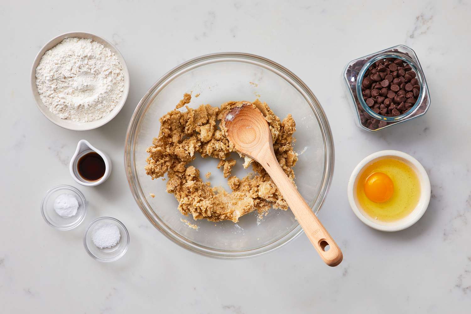 Step 1 of Chocolate Chip Skillet Cookie