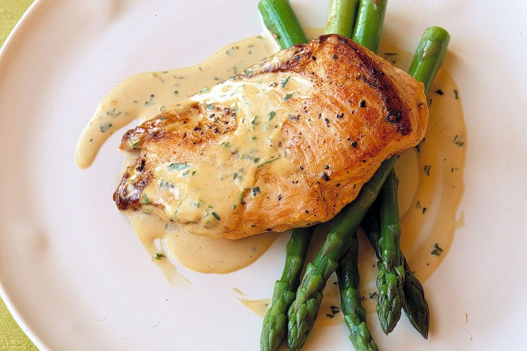 Sauteed Chicken in Mustard-Cream Sauce