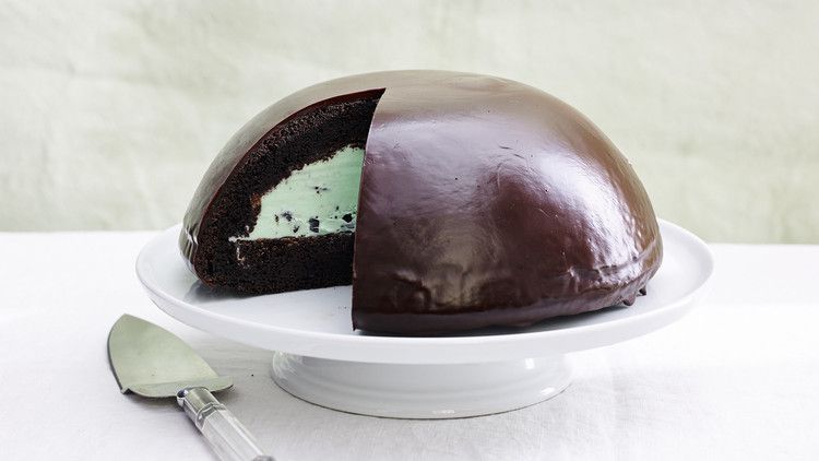 grasshopper dome ice cream cake