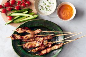 Grilled Buttermilk Chicken Tenders with Dipping Sauces