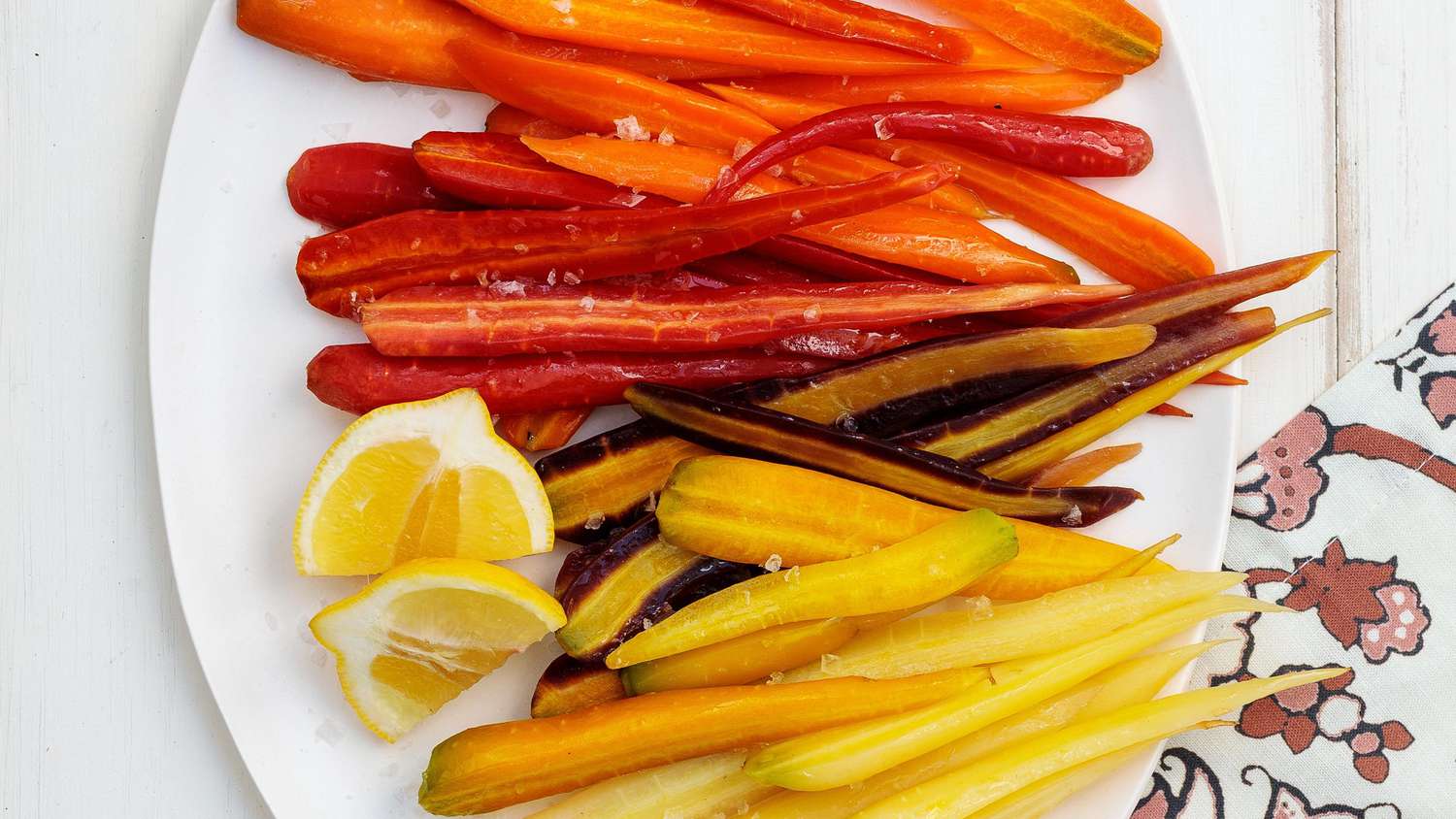 Steamed Carrots with Lemon and Sea Salt