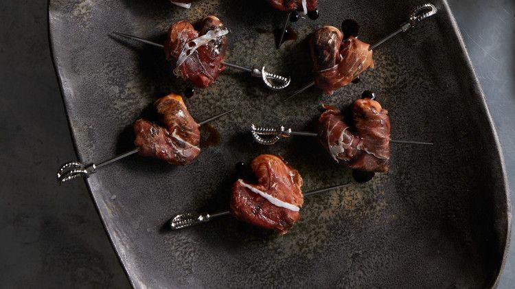 Prosciutto-Wrapped Fig Hearts