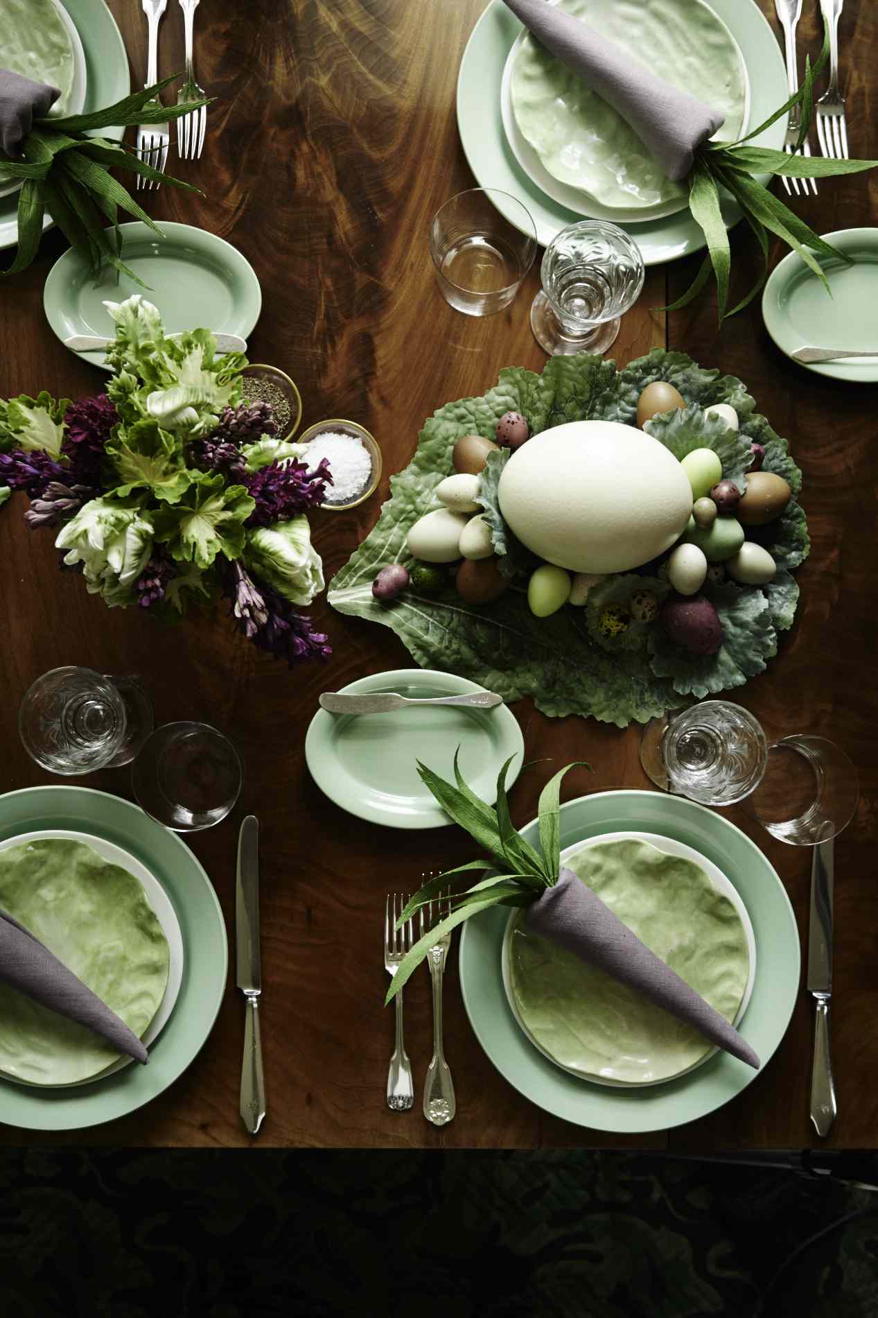 Martha's Easter brunch table