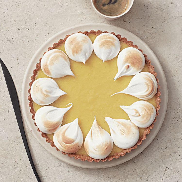 meyer lemon hazelnut tart