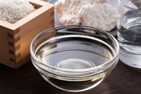 Mirin in a glass bowl