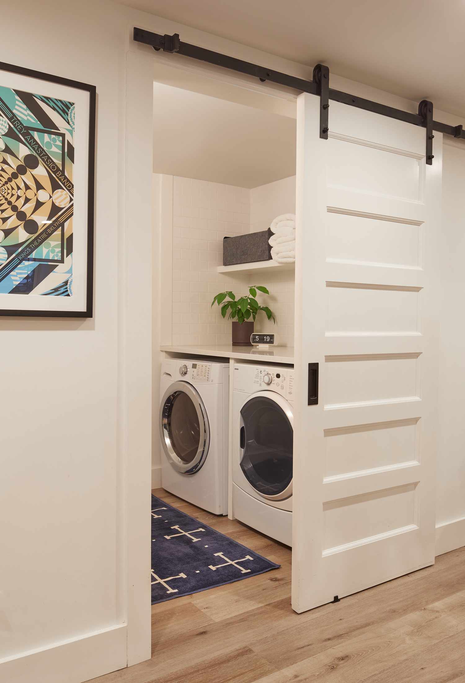 rich cream laundry room