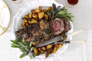 rolled rib eye roast