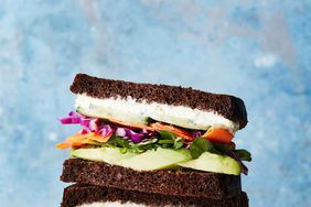 avocado and boursin sandwiches