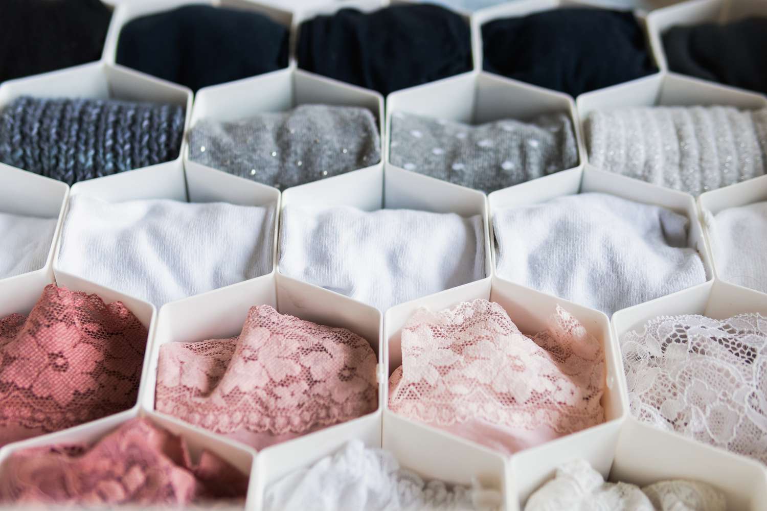 Dividers for drawer organization