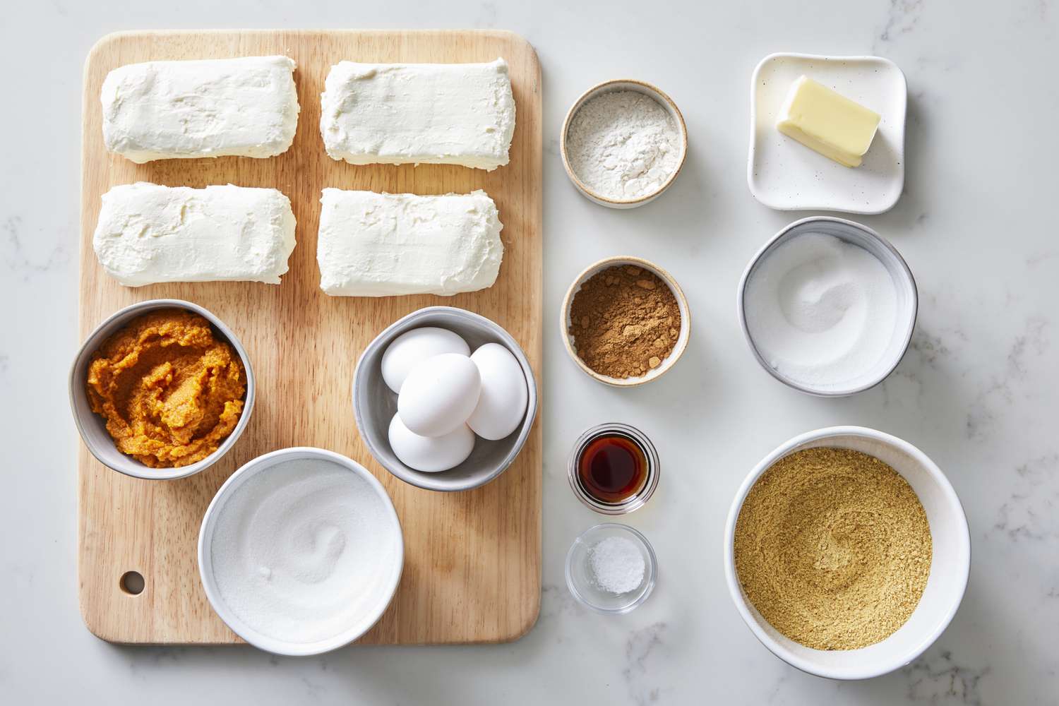 Pumpkin Cheesecake Ingredients