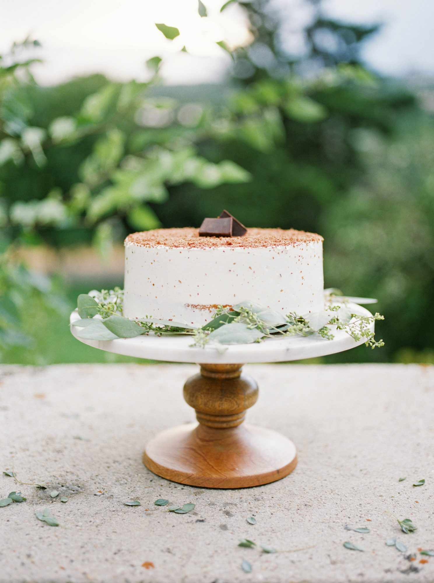 tiramisu wedding cake