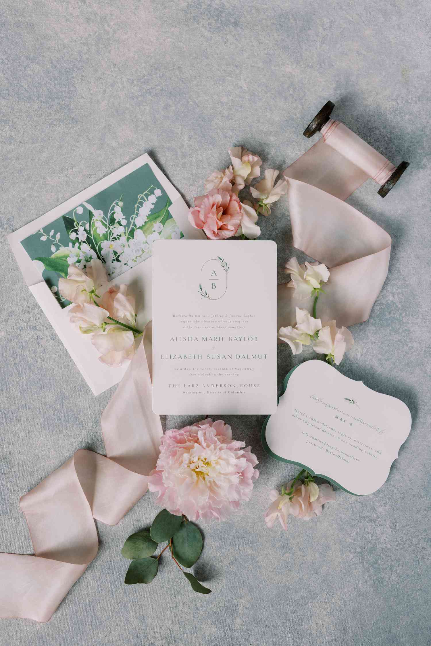 Wedding invitation suite