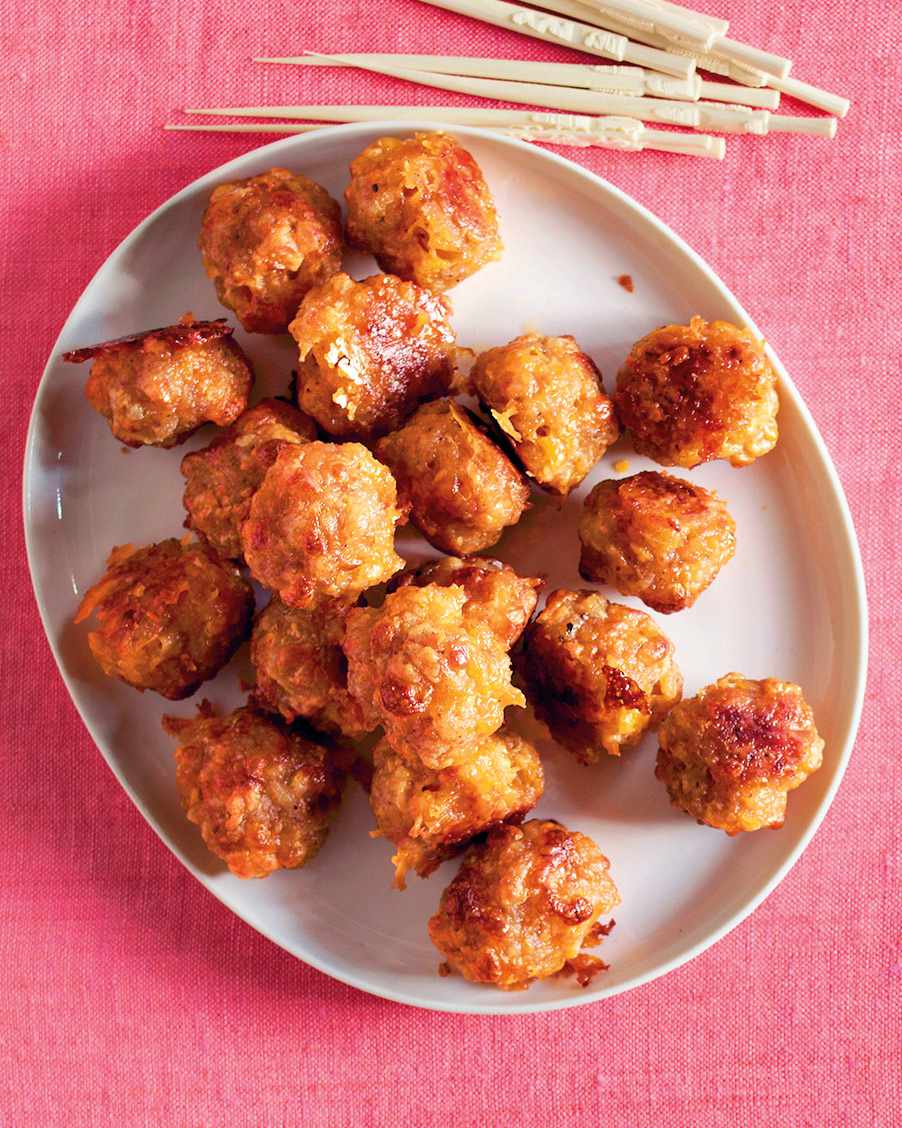 Sausage-Cheddar Balls