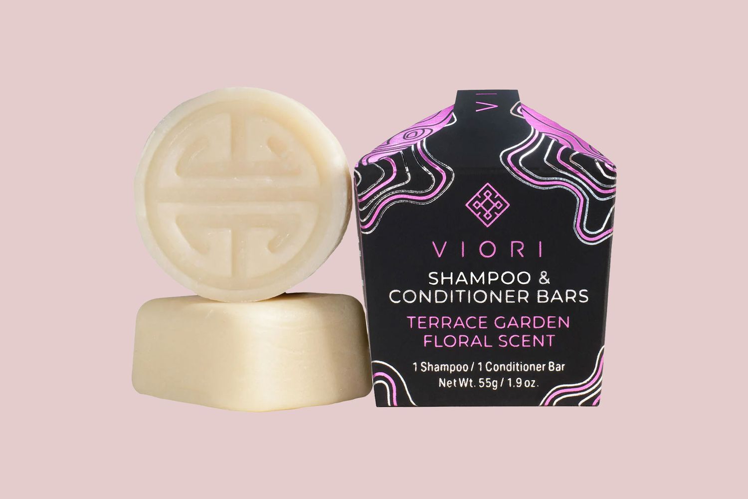Viori Mini Terrace Garden Shampoo and Conditioner Bar Set