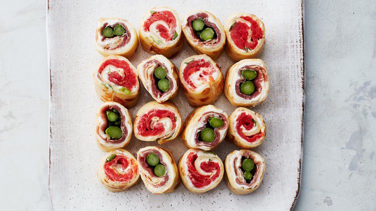asparagus prosciutto salmon rollups