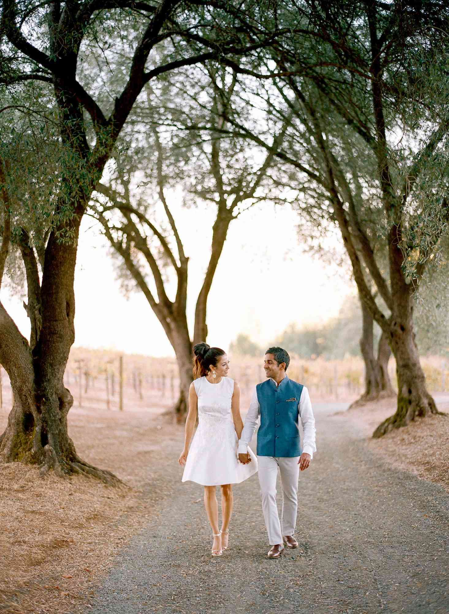 jenna alok welcome party couple
