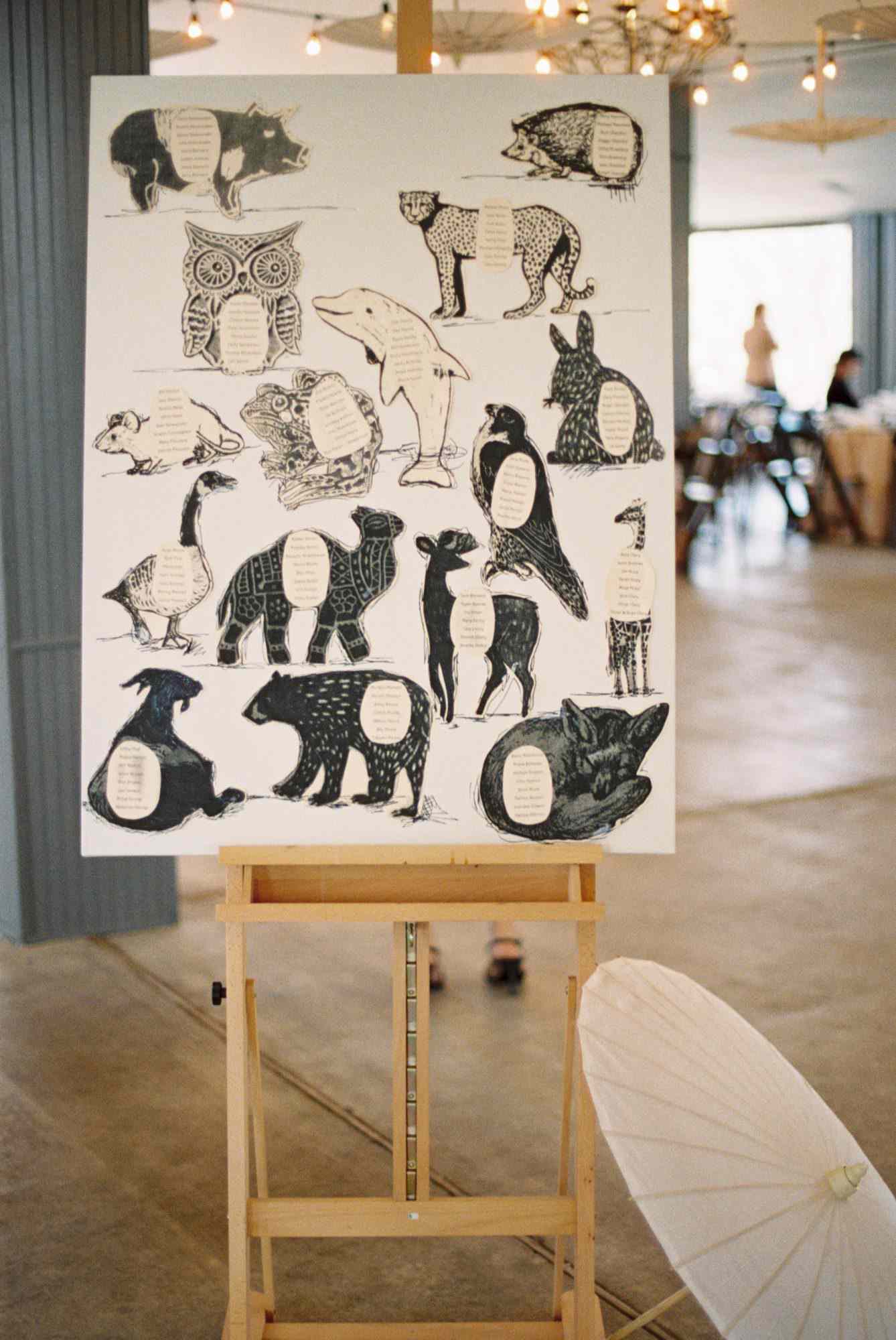 animal seating display