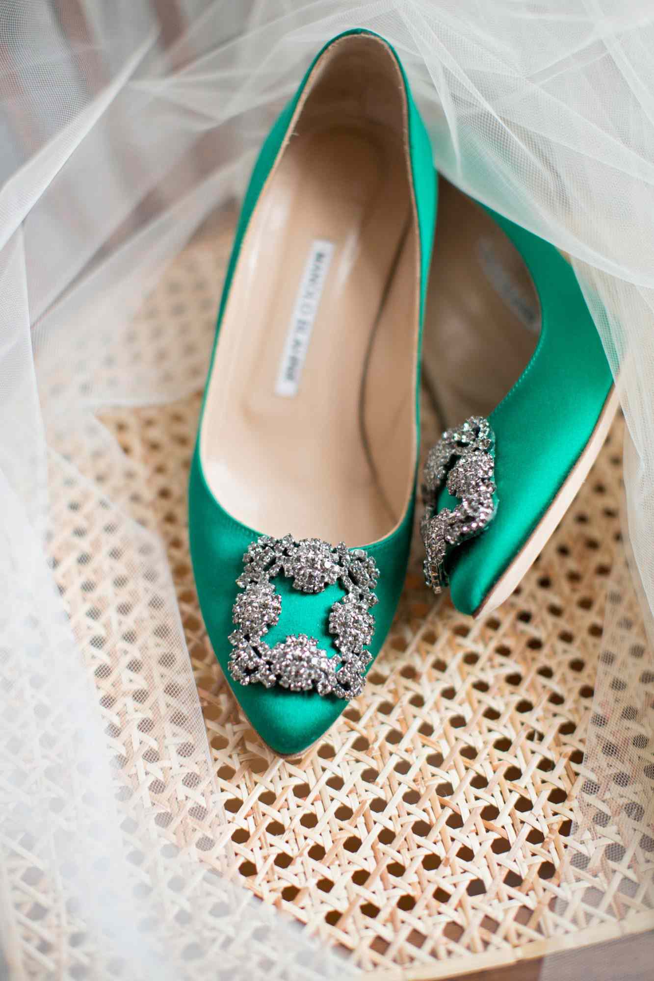 madelyn jon wedding brides green shoes