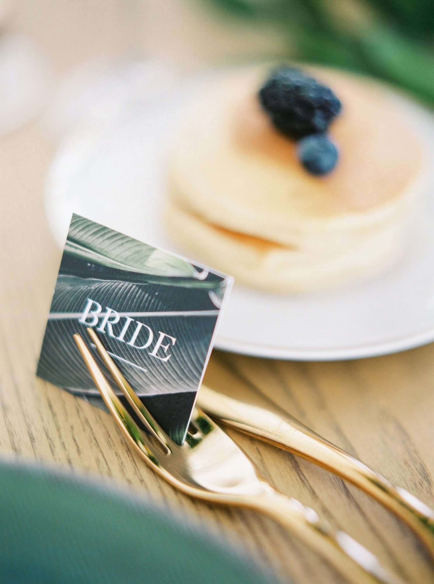 wedding place card printed card