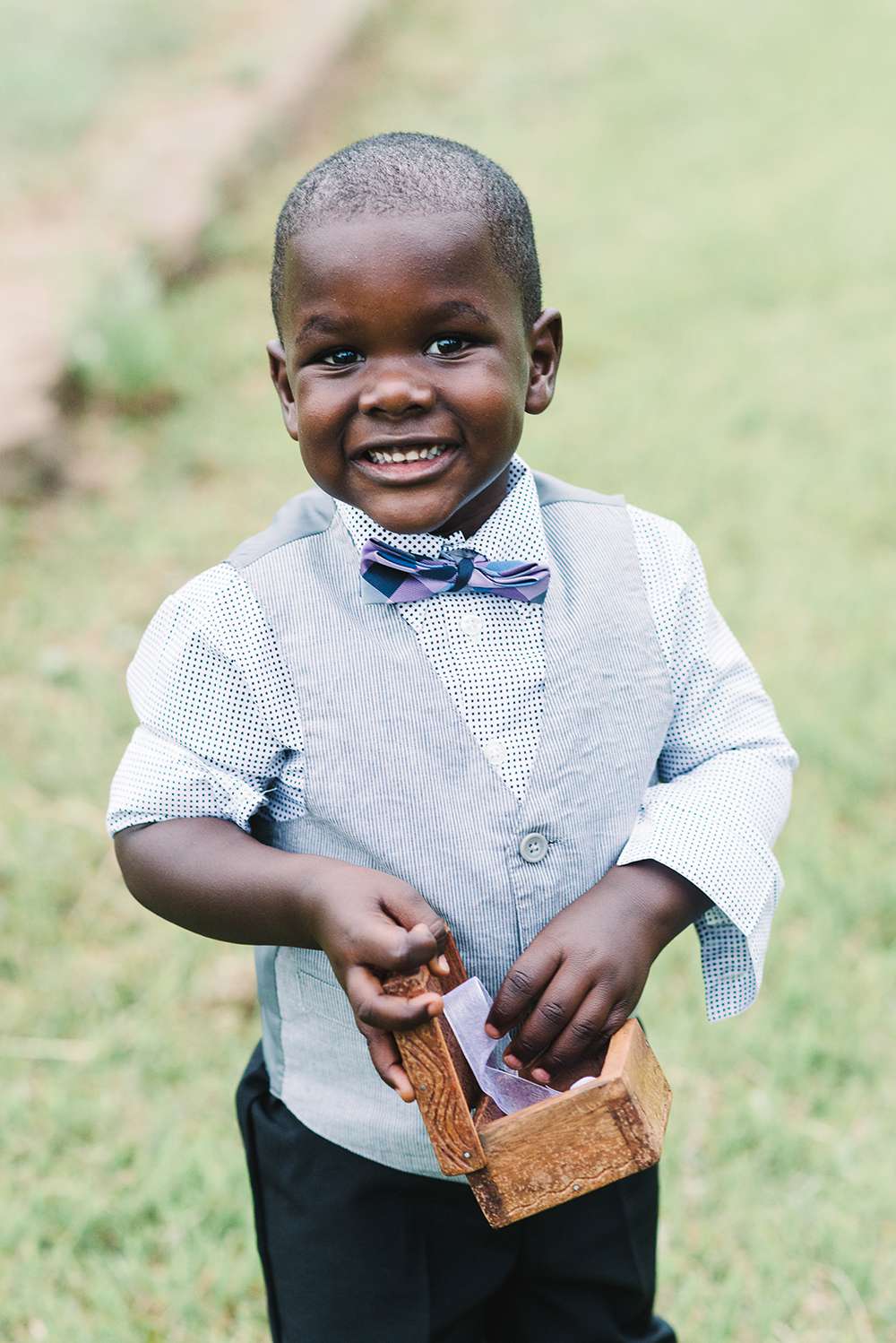 ring bearer vest smile