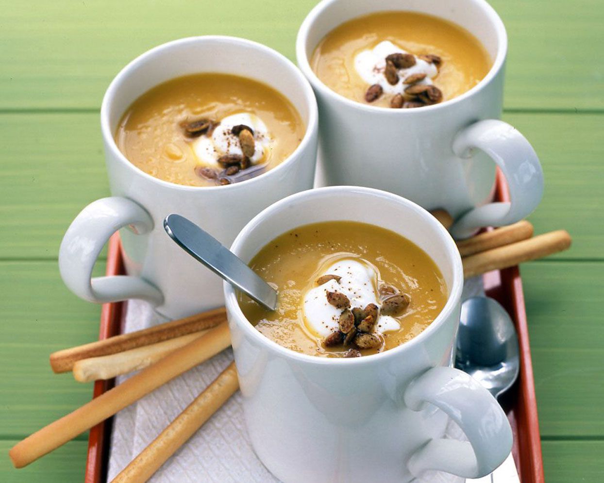 Pureed Butternut Squash Soup